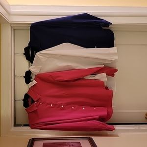 3 Lands End Size 12 Button Down Shirts